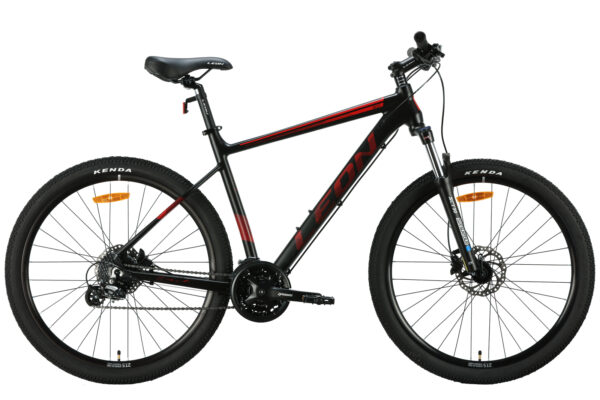 Leon 27.5 " Велосипед гірський  AL 27.5" Leon XC 80 HDD рама-20" чорний з червоним (матовий) 2024 купити Leon Velo Леон Вело