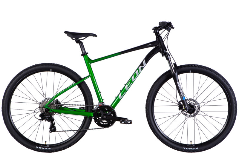 Leon 29 " Велосипед гірський  AL 29" Leon TN 100 HDD рама-21" чорний з зеленим 2025 купити Leon Velo Леон Вело