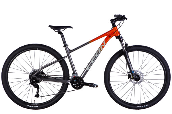 Leon 29 " Велосипед гірський  AL 29" Leon TN 80 HDD рама-17" помаранчевий зі сріблястим 2025 купити Leon Velo Леон Вело